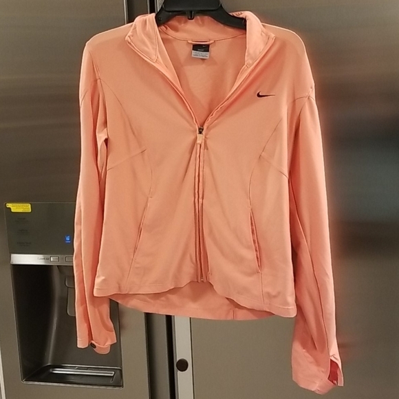 💕NIKE💕 Coral Pink Zip Up Sports Jacket - Picture 1 of 11